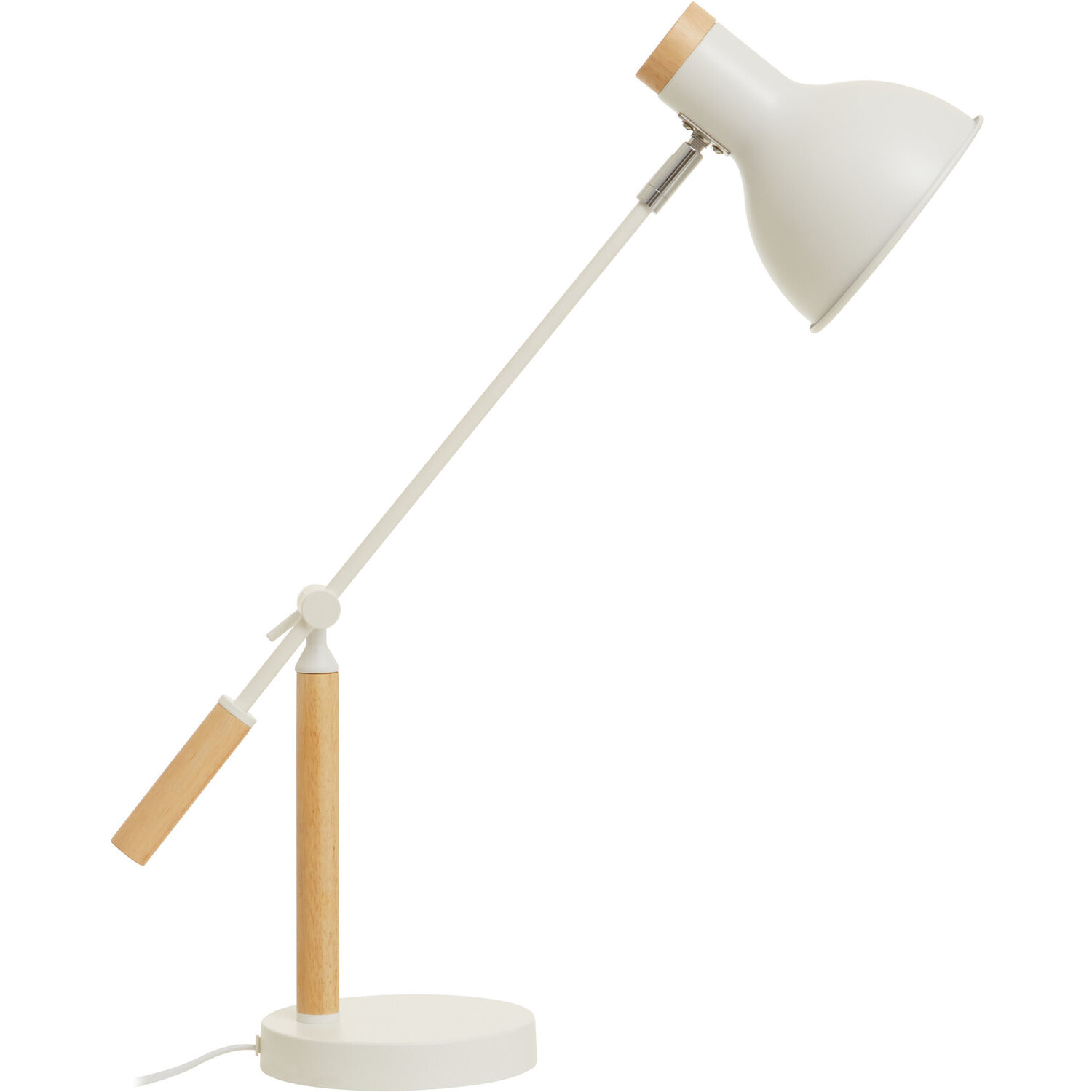 Stockholm Matte White Table Lamp - White