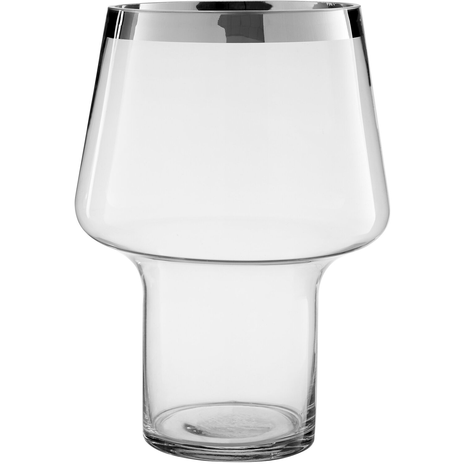 Fia White Vase - Glass 100%