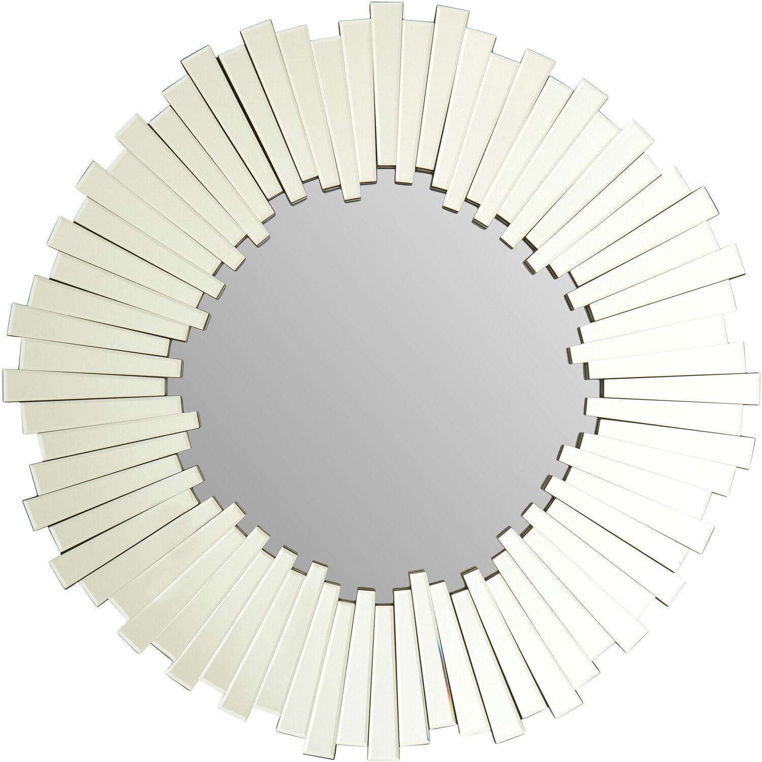 Torino Multi Glass Bevelled Wall Mirror - Silver