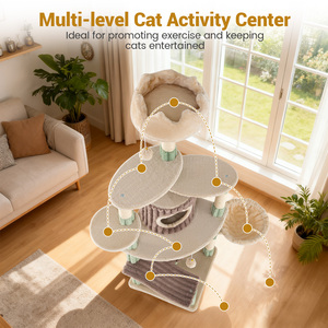 Large Cat Tree Tall Kitty Tower