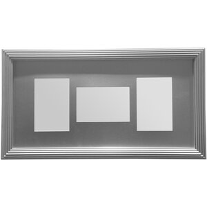 Maren Silver 3 Photo Multi Photo Frame