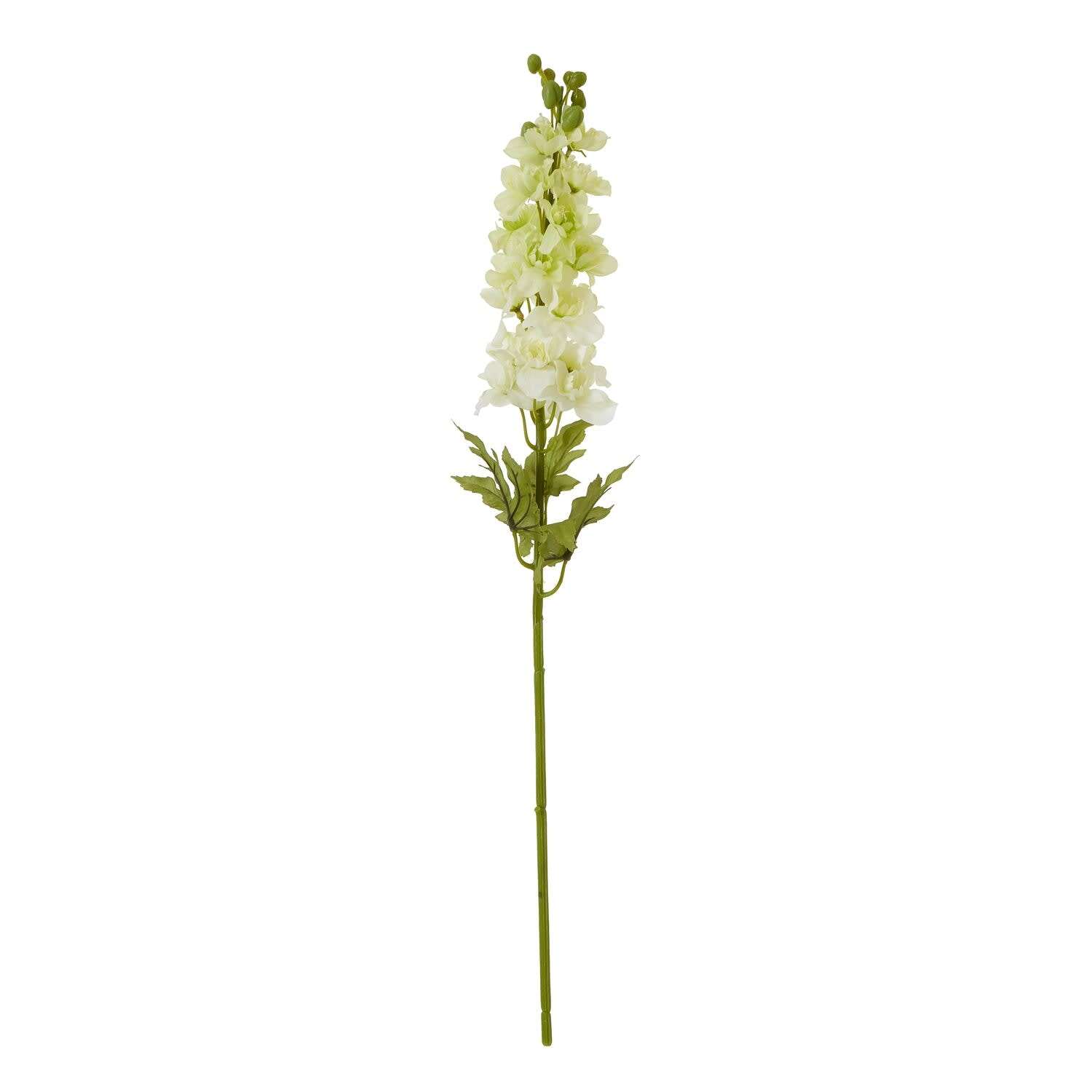 Elatum Delphinium Artificial Flower Stems Set of 3 - White