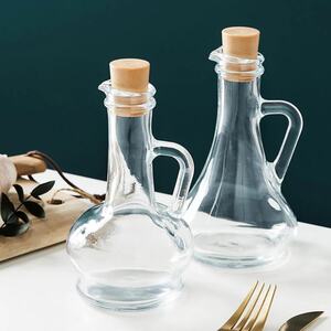 Set of 2 Piece Oil & Vinegar Bottle 260ml - Clear