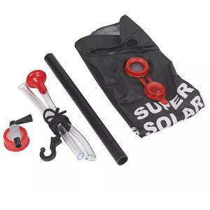 15L Camping Solar Portable Shower Bag - Black