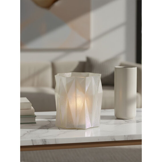 Rambia Small Irridescent Glass Candle Holder