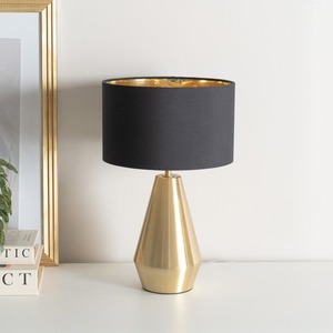 Jax Gold Dimmable Touch Table Lamp with Metallic Shade