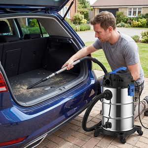 Wet Dry Vacuums Cleaner 30L Wheeled Powerful Compact Cleaning Handheld