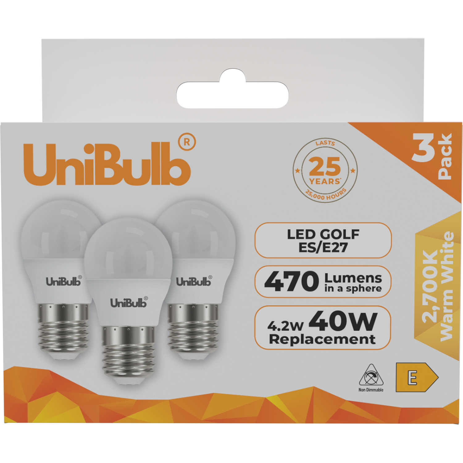 Image of UniBulb LED Golf Ball E27 470lm&hellip;