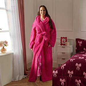 OHS Teddy Dressing Gown Floor Length