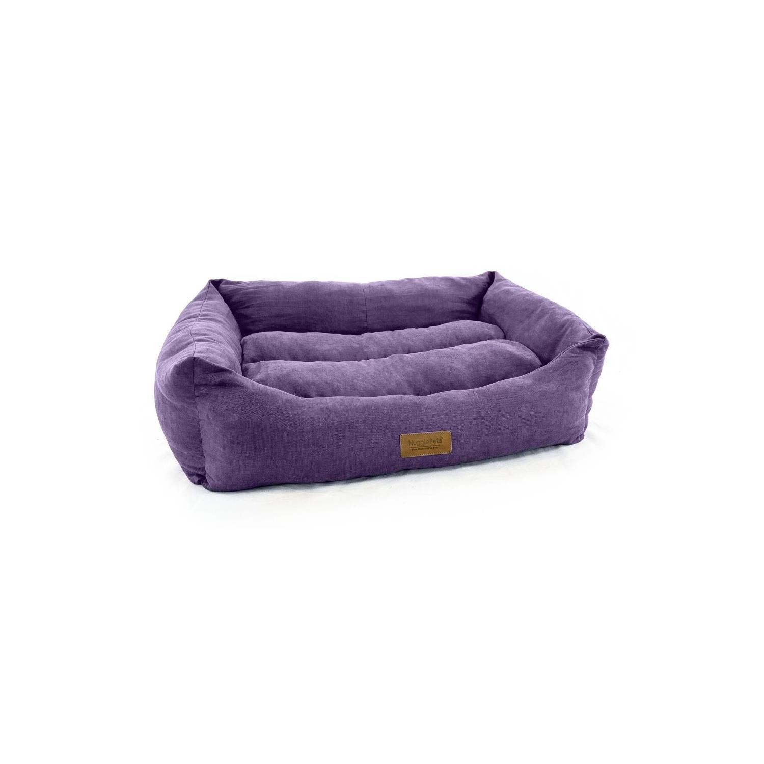 HugglePets  Luxury Pet  Lounger - Purple, Medium - Purple / 60cm