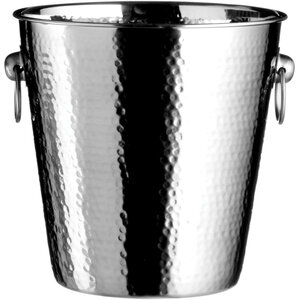 Mixology Hammered Effect Stainless Steel Champagne Bucket