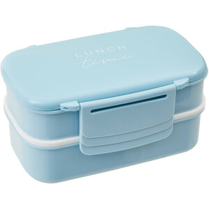 Grub Tub Light Blue Lunch Box With Cutlery