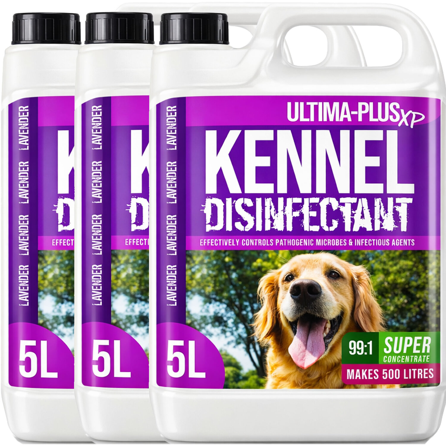 Kennel Kleen Disinfectant Cleaner and Deodoriser Lavender - Lavender / 15l