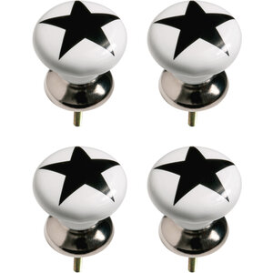 Set of 4 Star Drawer Knobs