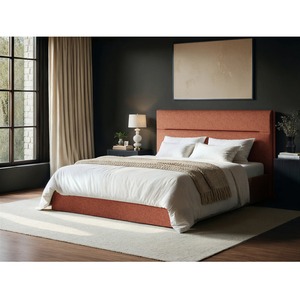 Nela Ottoman Bed Burnt Orange