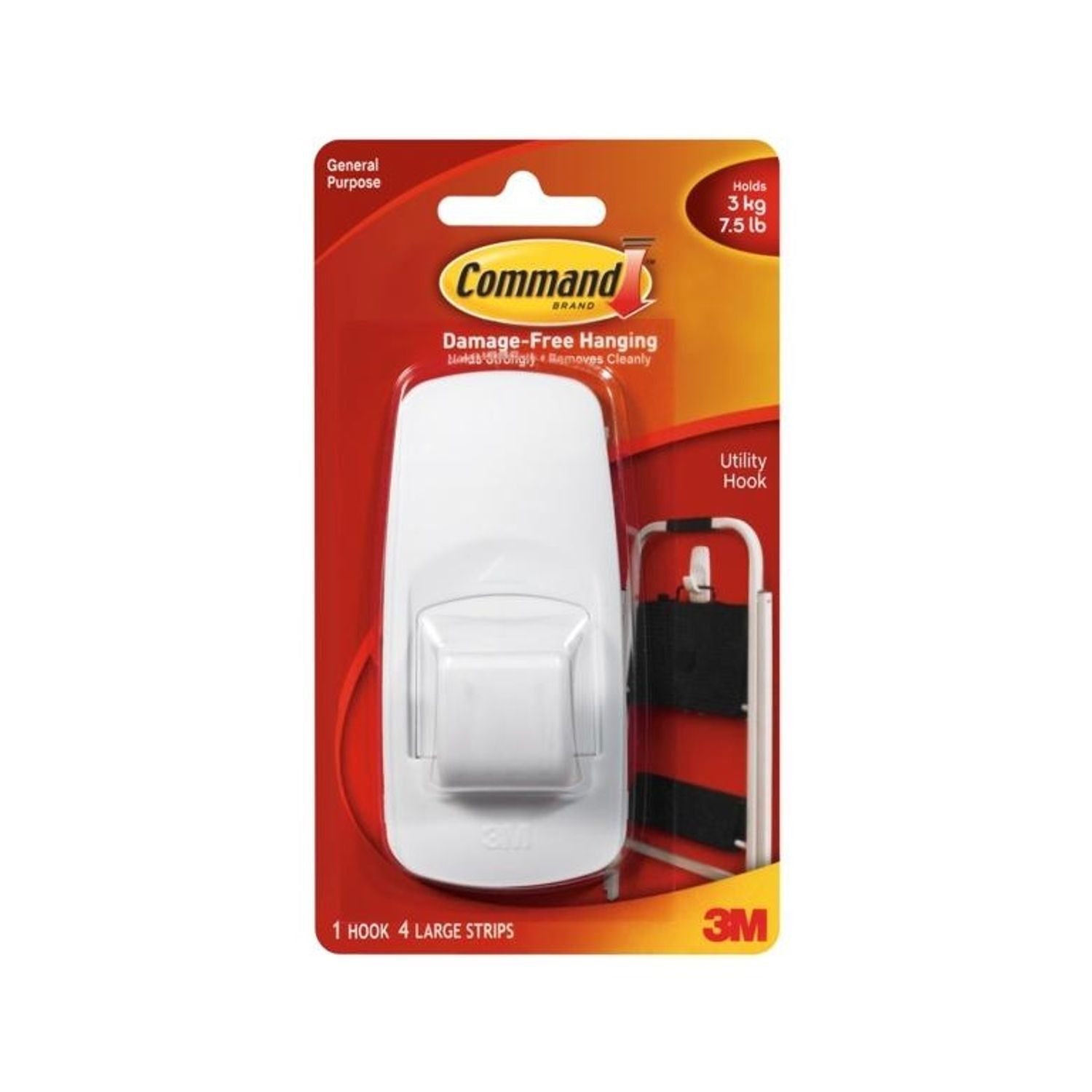 Command Damage Free Utility Hook - White
