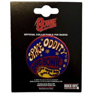 David Bowie Space Oddity Pin Badge