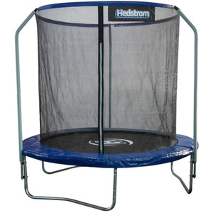 Arc Trampoline 8ft Folding Garden Kids Bounce Outdoor Jump Play