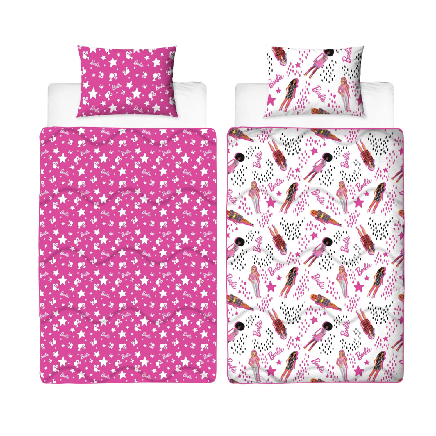 Barbie Stars Reversible Duvet Set - Multicoloured