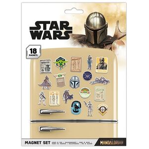 Star Wars Mandalorian Fridge Magnet (Pack of 18)