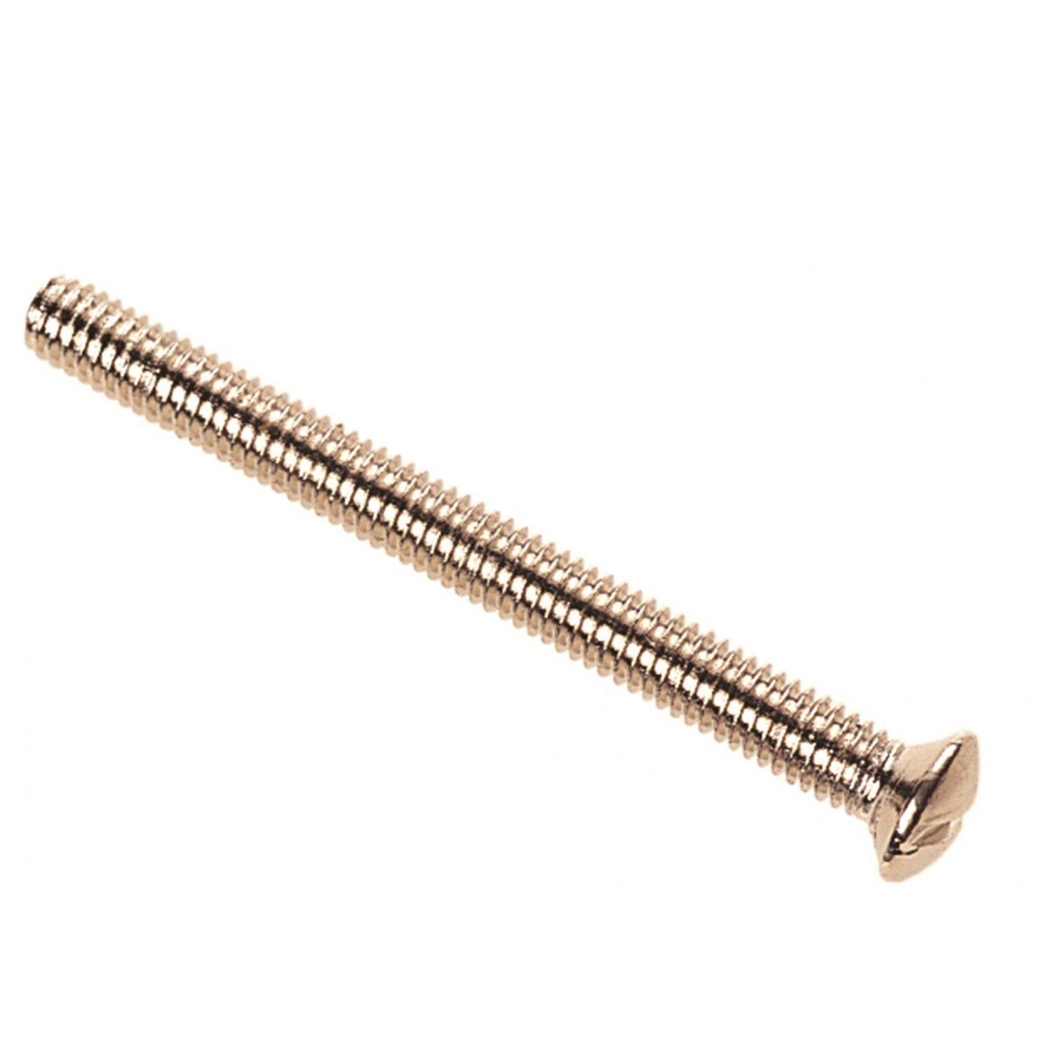 Dencon Switch/Socket Plate Screws, Nickle Plated - Multi Colour