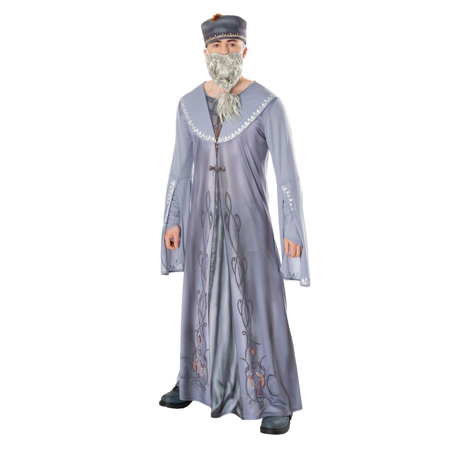 Harry Potter Unisex Adult Dumbledore Costume - Silver / Standard