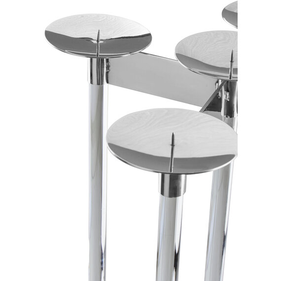 Lucita Silver Candelabra.