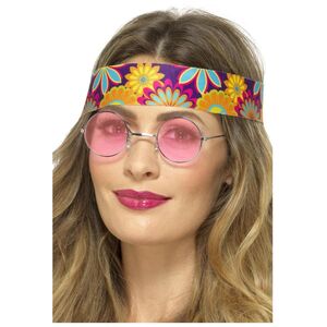 Smiffys Unisex Adult Hippie Costume Sunglasses