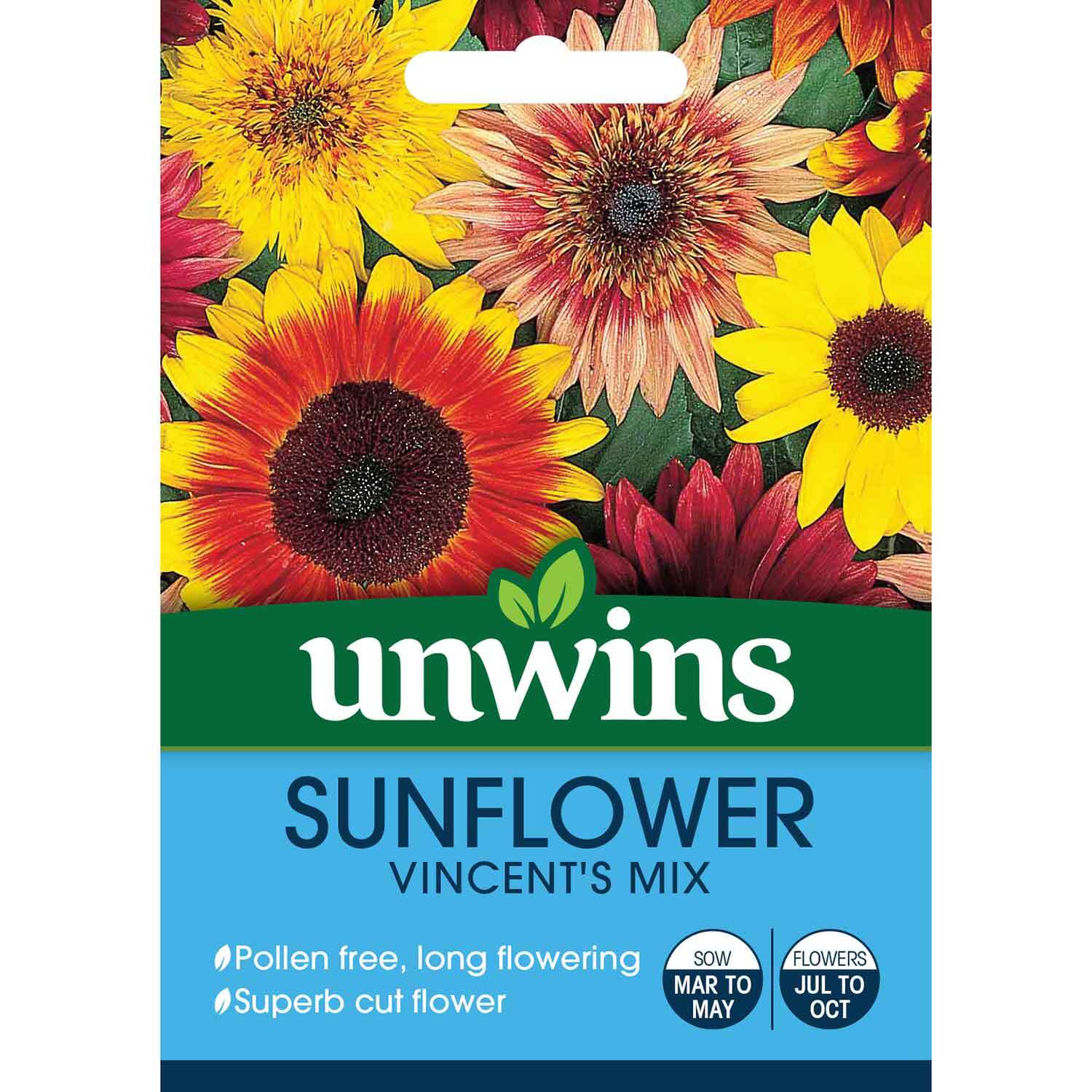 Unwins Sunflower Seeds 'Vincent's Mix' - Neutral