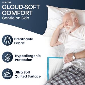 Tanness Disposable Incontinence Bed Pads 90 x 60cm Waterproof Underpads
