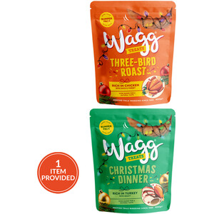 Wagg Three Bird Roast or Christmas Dinner Dog Treats