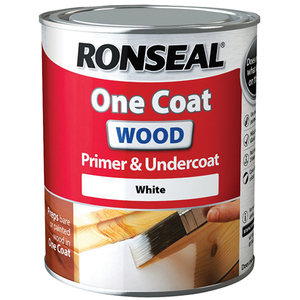 Ronseal, One Coat Wood Primer, 750ml, Flexible, Quick-Drying