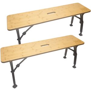 Folding Bamboo Bench Set of Two