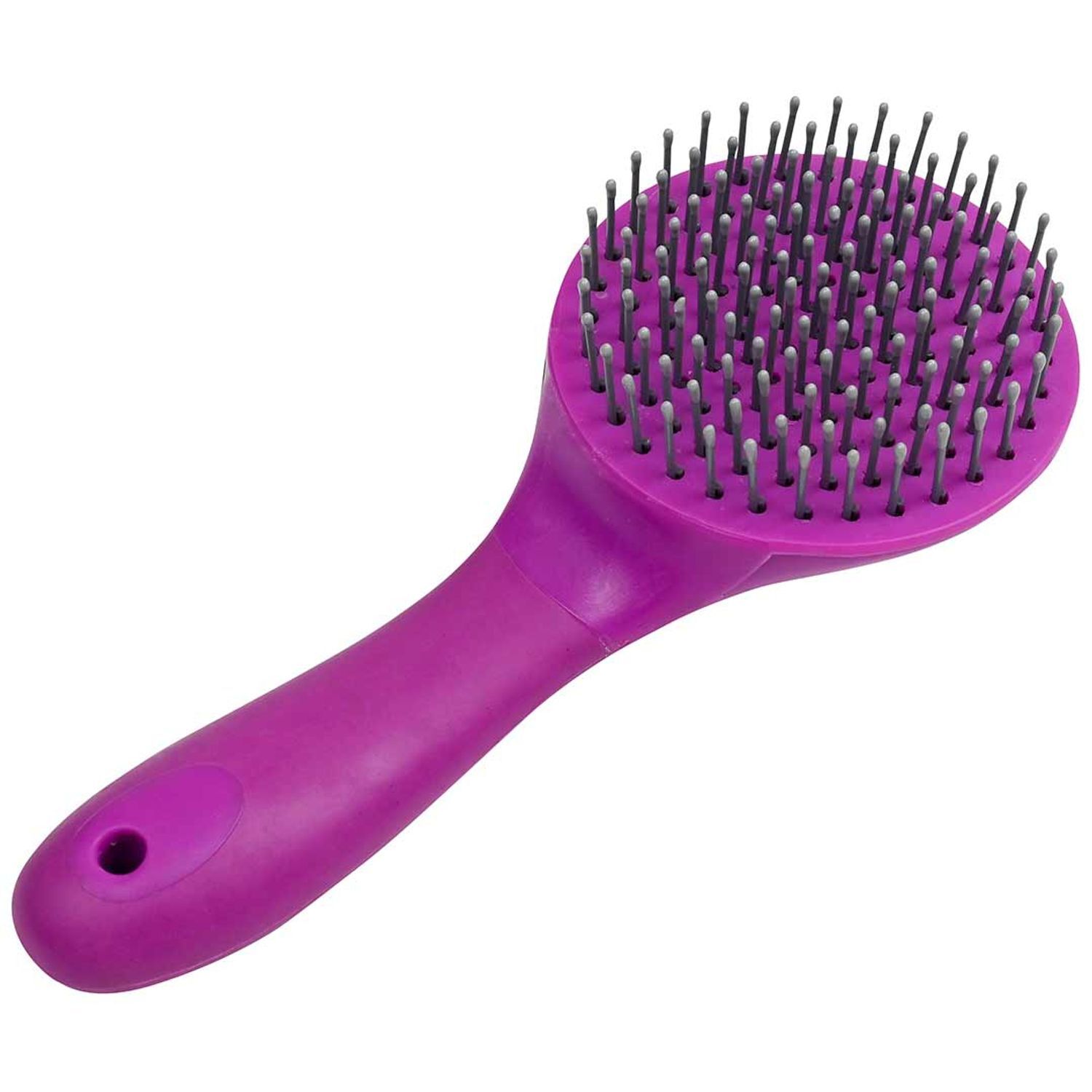 Roma Horse Mane And Tail Brush - Deep Purple