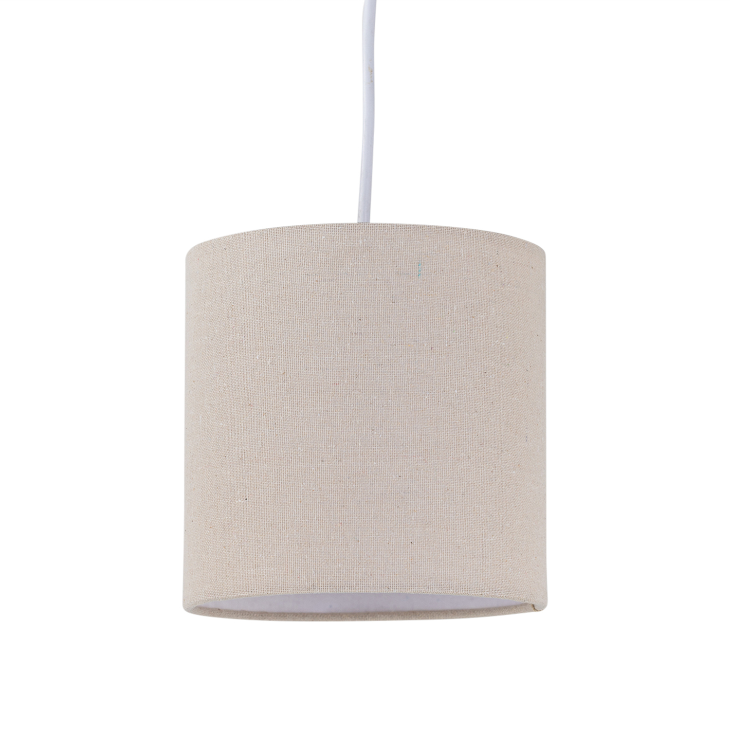 First Choice Lighting Linen Easy Fit Fabric Pendant Shade - Natural Linen