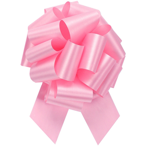 Pink Baby Girl Pull Bows 32mm (pack of 10)