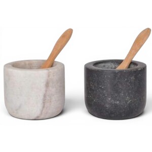 Marble and Granite Brompton Salt & Pepper Pots