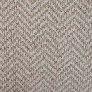 Underfoot Nova Herringbone Berber Carpet - 6mm Loop Pile, Felt Back, Bleach Cleanable