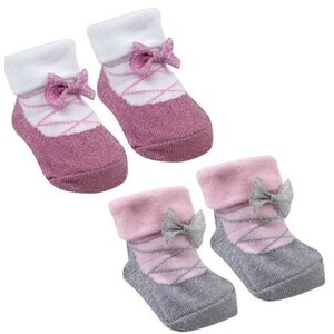 Baby Town Ballerina Socks In Organza Bag 0-12 Months 6 Pack