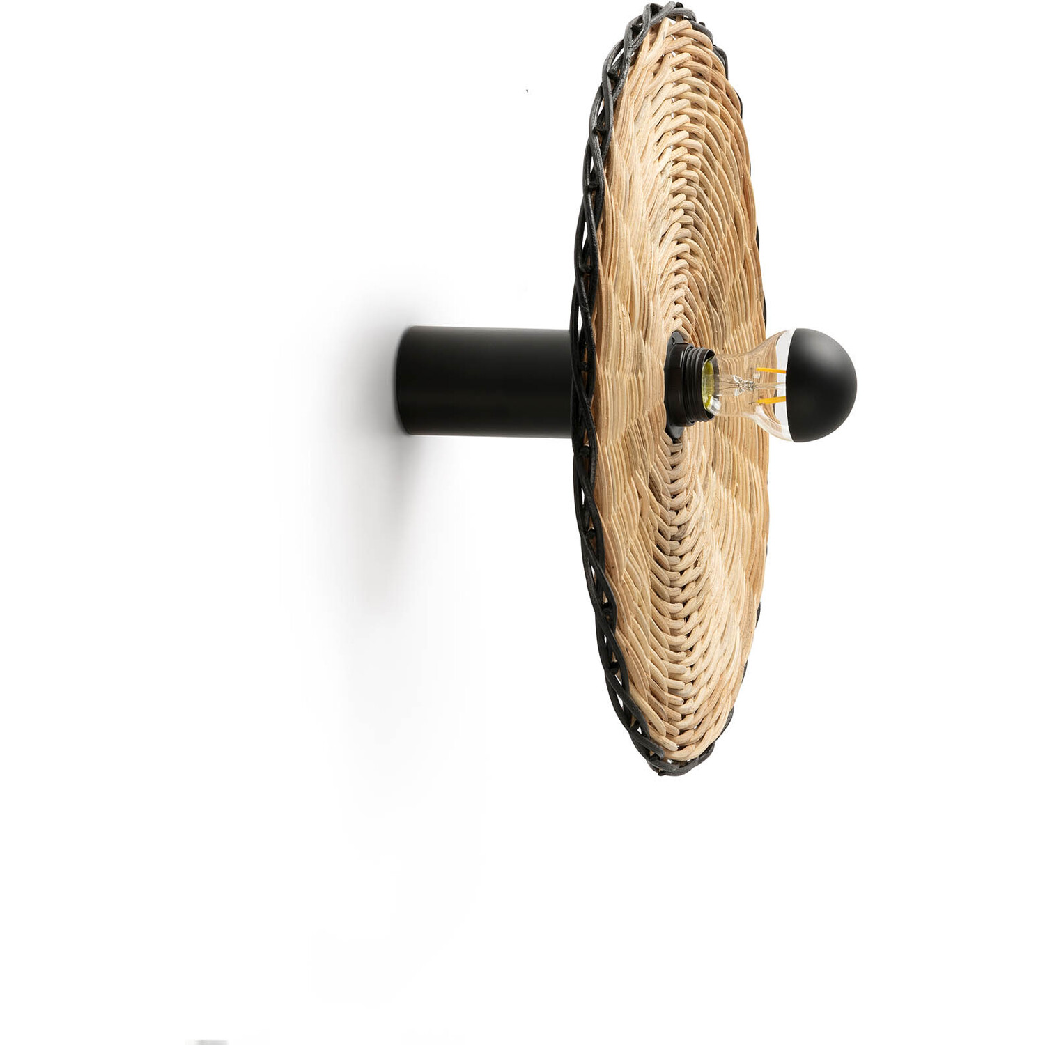Faro Lighting Costas Wall Light Black - Black
