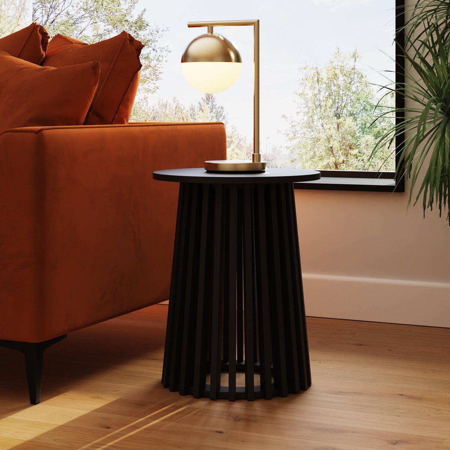 GFW - Accent Table - Round - Black - Image 4