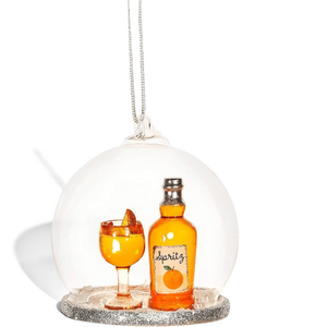 Orange Spritz Dome Christmas Tree Decoration