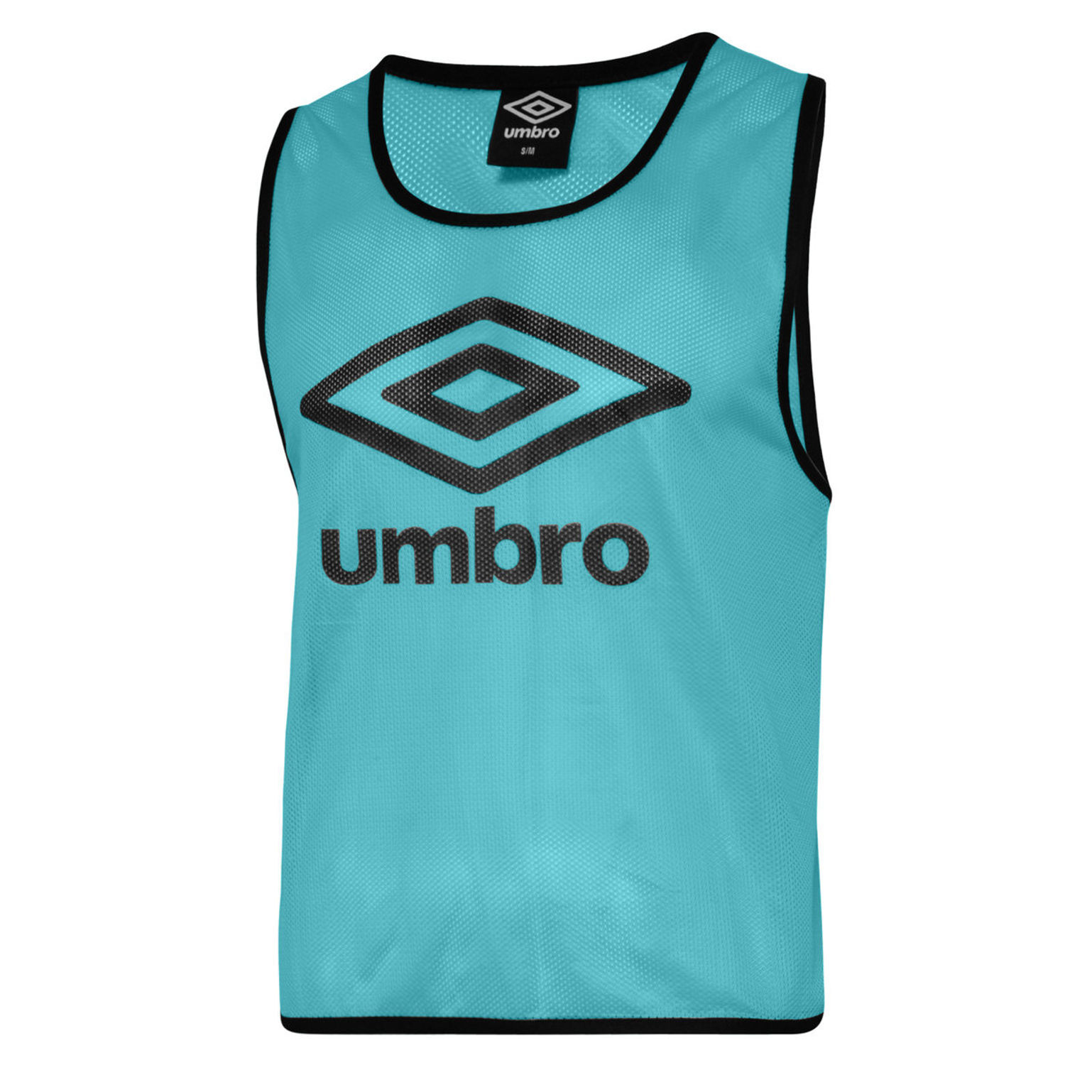 Umbro Childrens/Kids Training Bib A - Aqua Blue/Black