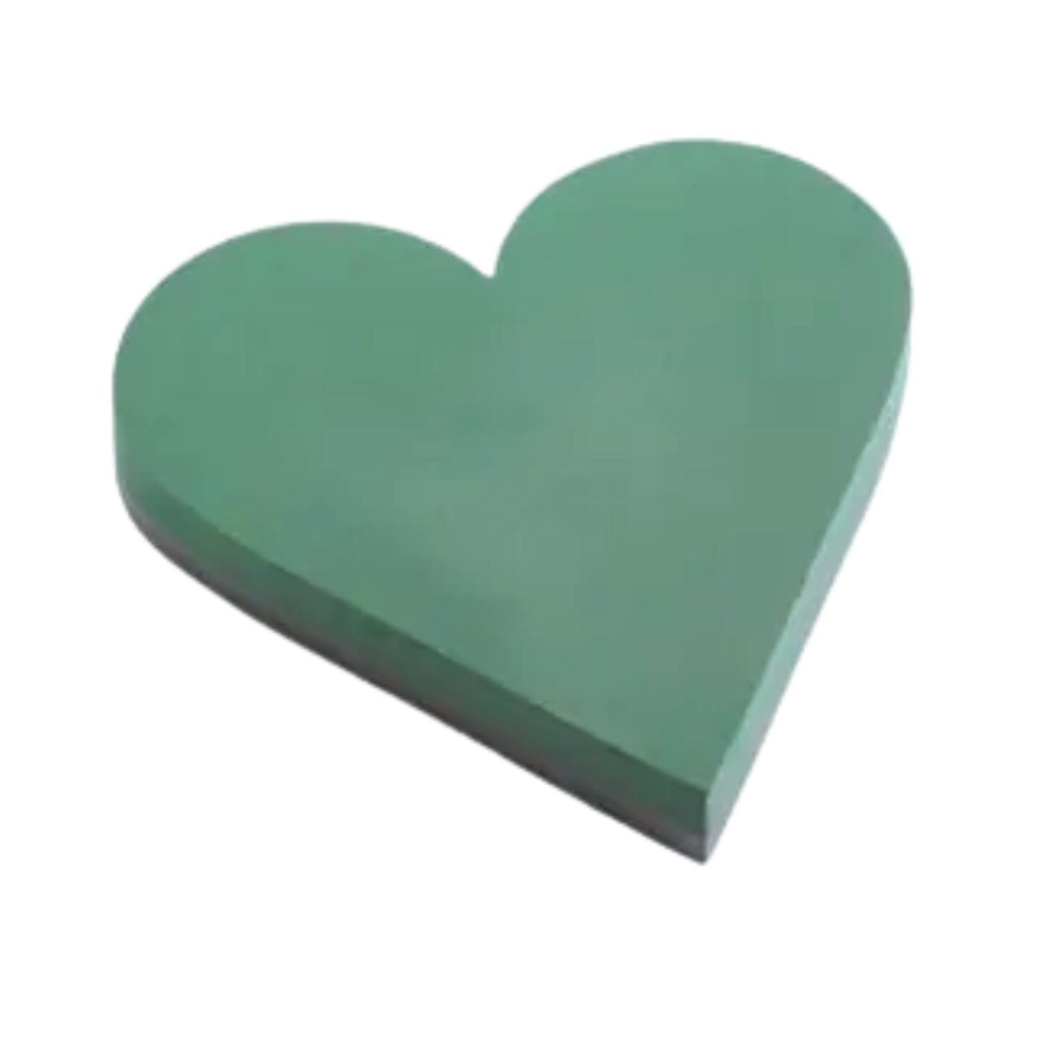 Kdmd Solid Heart Oasis Floral Foam 2 Pack - Green