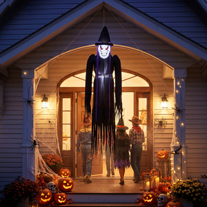 Halloween Light Up Inflatable Scary Witch