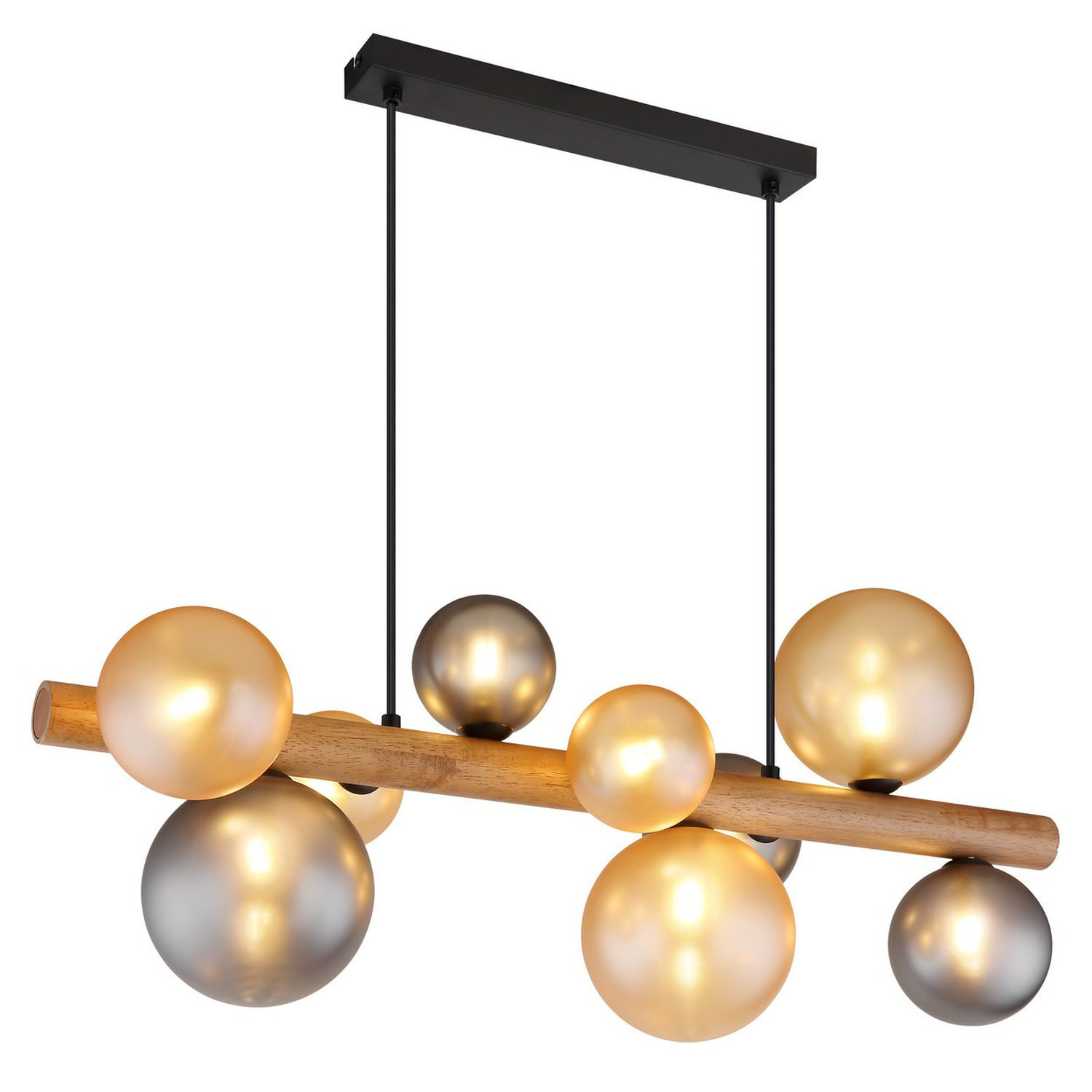 Globo Lighting Riha Pendant Light Black