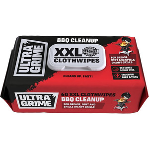 UltraGrime BBQ Cleaning Wet Wipes 60 Thick XX 5650 L