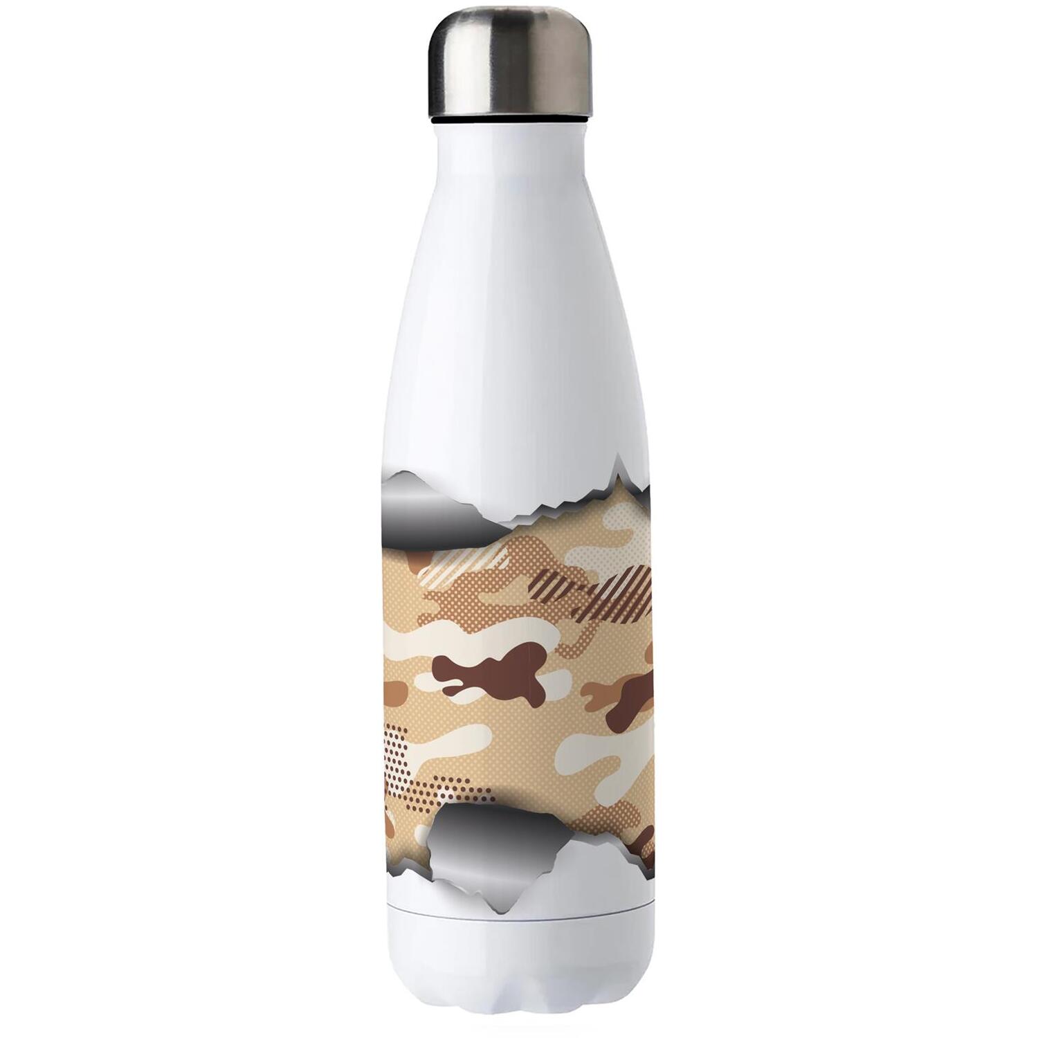 Purely Home Sand Camouflage Stainless Steel Water Bottle