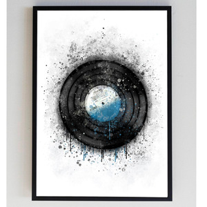 Vinyl Splatter Print