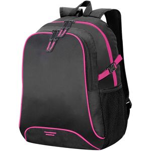 Osaka Basic Backpack Bag (30 Litre) - BlackHot Pink